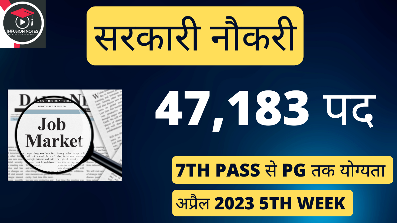 April 5th Week Government Jobs 2023