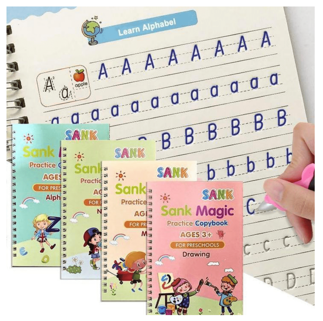 BNOG Magic Copy Book For Kids Refill Magic Book For Kids Magic Book Pen  Refill - Magic Writing Book 