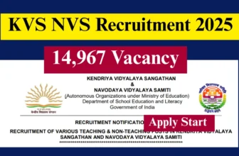 KVS NVS Recruitment 2025