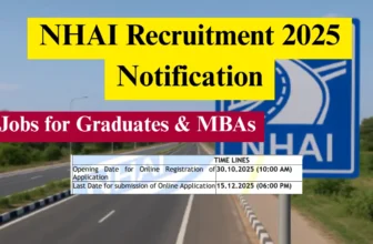 NHAI Recruitment 2025 Notification