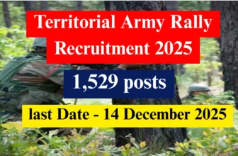 Territorial Army Rally Recruitment 2025