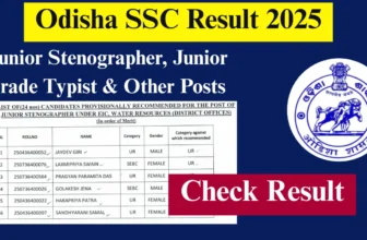 odisha ssc result 2025