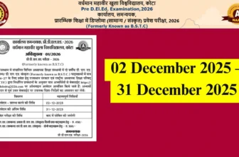 Rajasthan Pre D.El.Ed. 2026