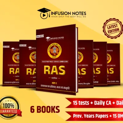 Rajasthan RAS Study Material || RAS Prelims Notes || 6 Books || Hindi Medium || 3rd Edition