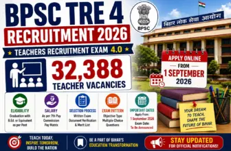 BPSC TRE 4 Recruitment 2026