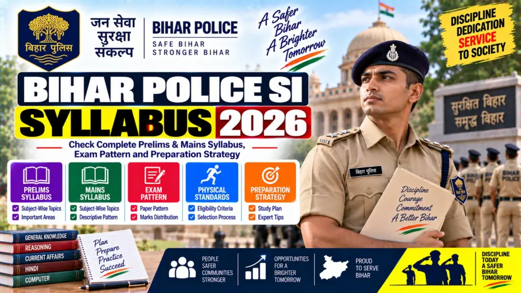Bihar Police SI Syllabus
