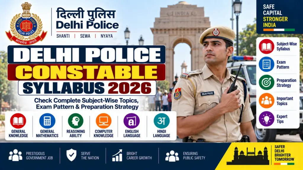 Delhi Police Constable Syllabus 2026
