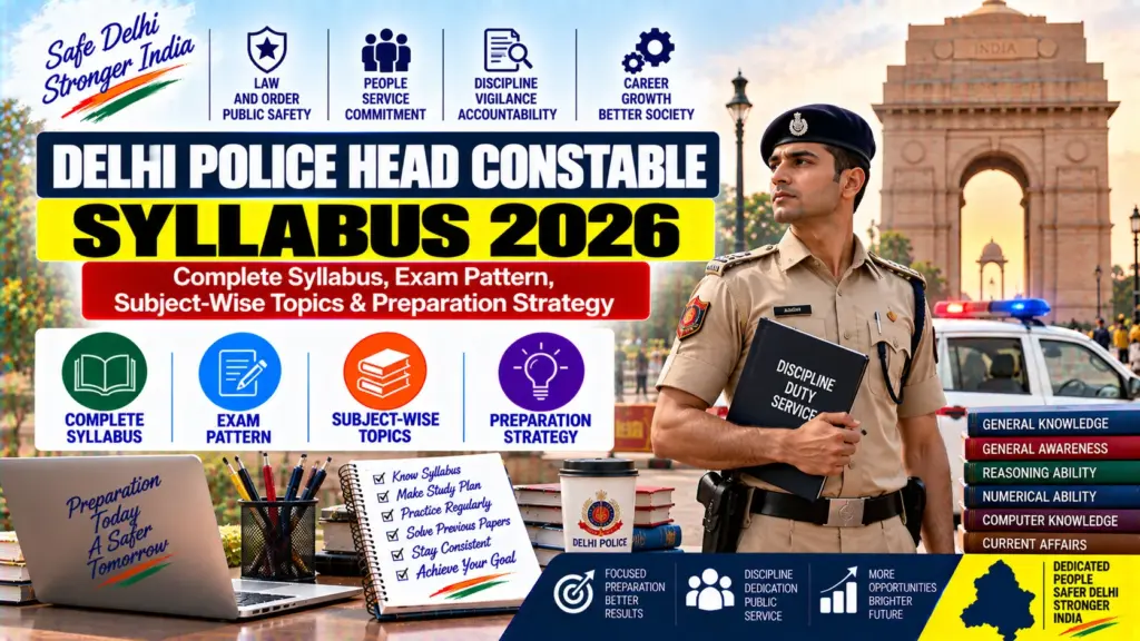 Delhi Police Head Constable Syllabus