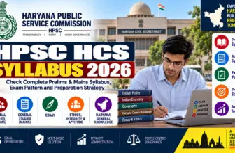HPSC HCS Syllabus 2026