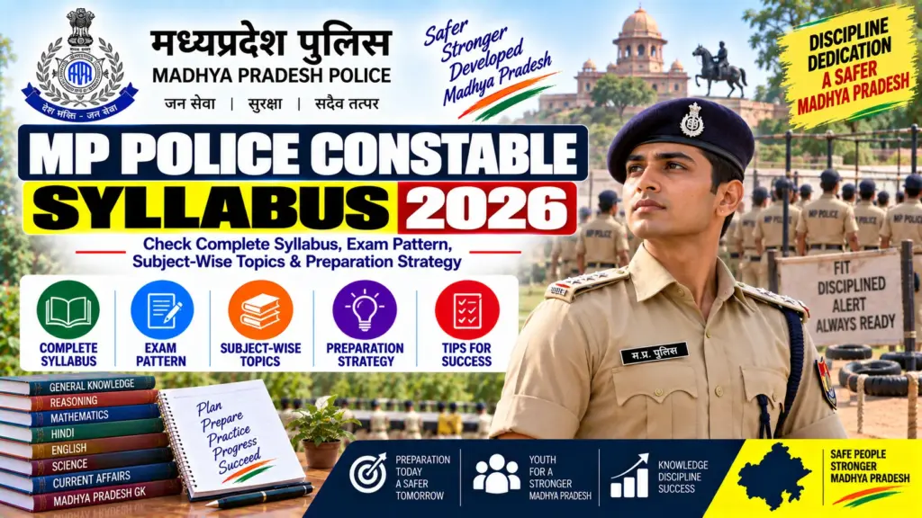 MP Police Constable Syllabus