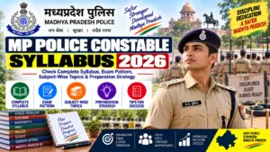 MP Police Constable Syllabus