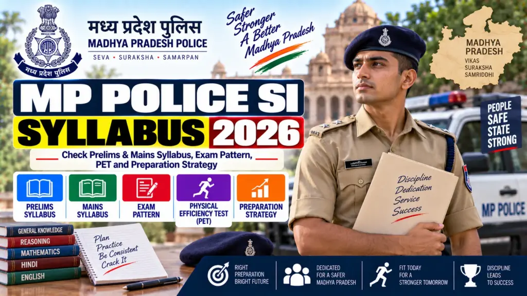 MP Police SI Syllabus