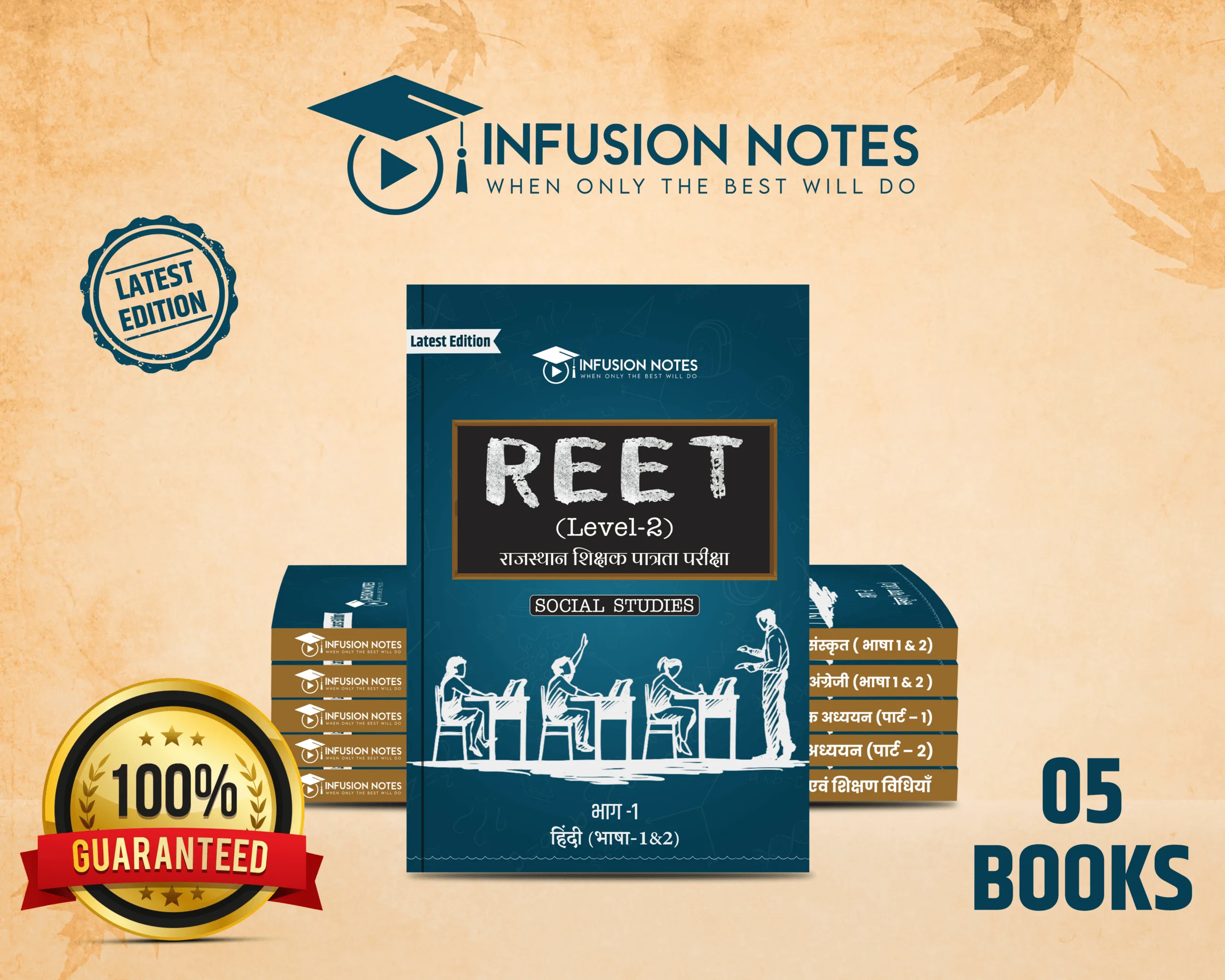 REET Level 2 Notes || Science & Math || Hindi Medium 4 Books || Complete Syllabus