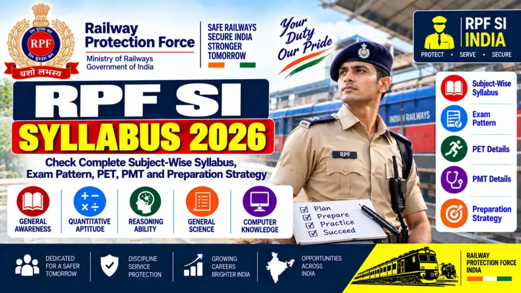 RPF SI Syllabus 2026