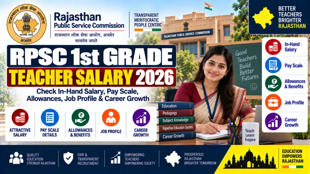 RPSC 1st Grade Teacher Salary 2026
