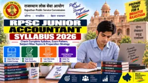 RPSC Junior Accountant Syllabus