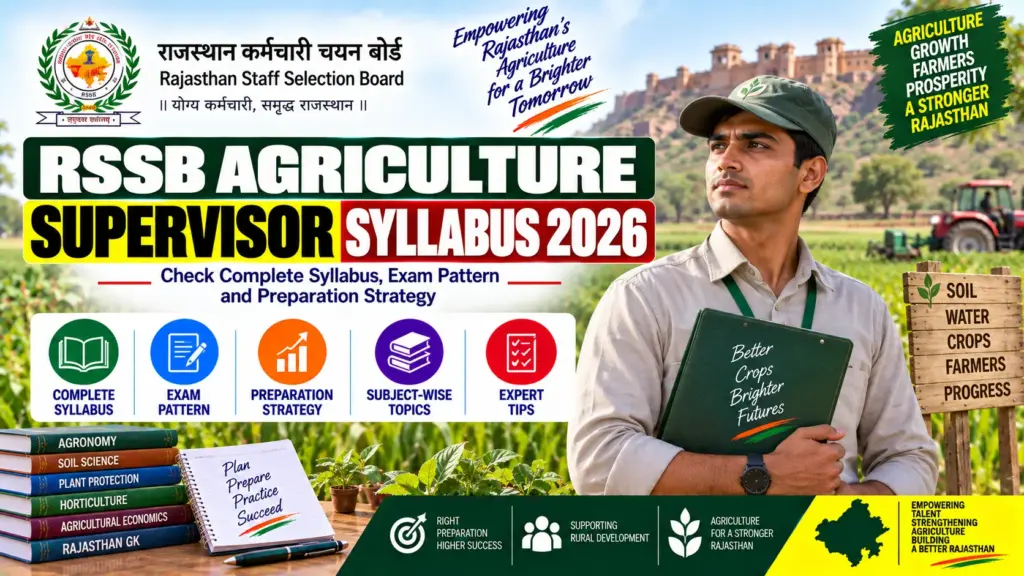 RSSB Agriculture Supervisor Syllabus