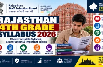 Rajasthan 4th Grade Syllabus 2026