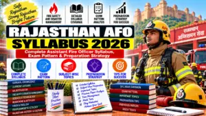 Rajasthan AFO Syllabus