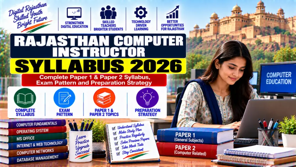Rajasthan Computer Instructor Syllabus