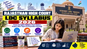 Rajasthan High Court LDC Syllabus