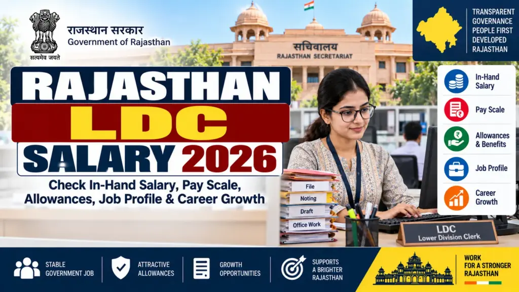 Rajasthan LDC Salary 2026