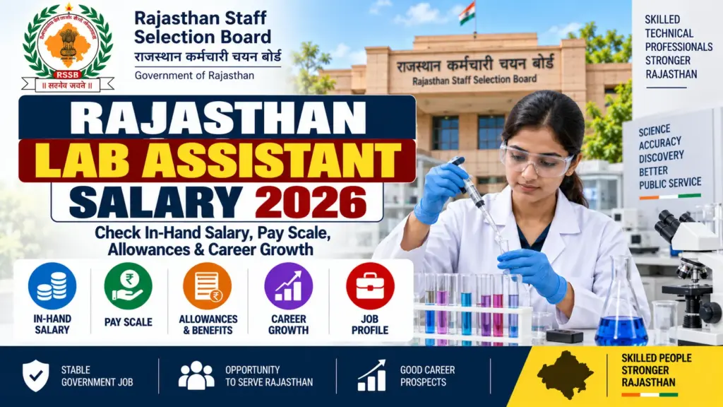 Rajasthan Lab Assistant Salary 2026