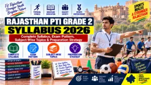 Rajasthan PTI Grade 2 Syllabus