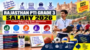 Rajasthan PTI Grade 3 Salary