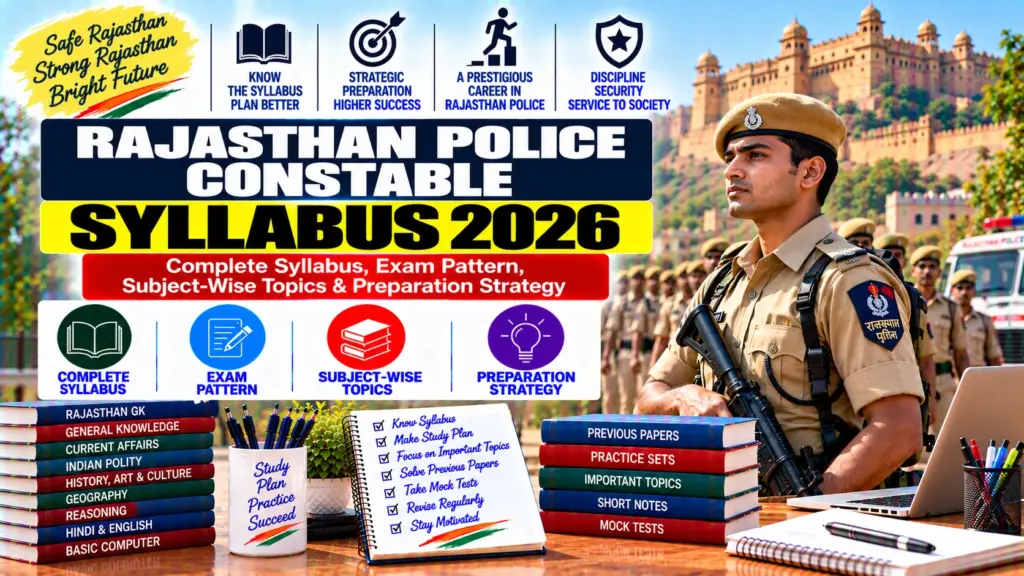 Rajasthan Police Constable Syllabus