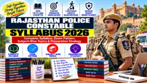 Rajasthan Police Constable Syllabus