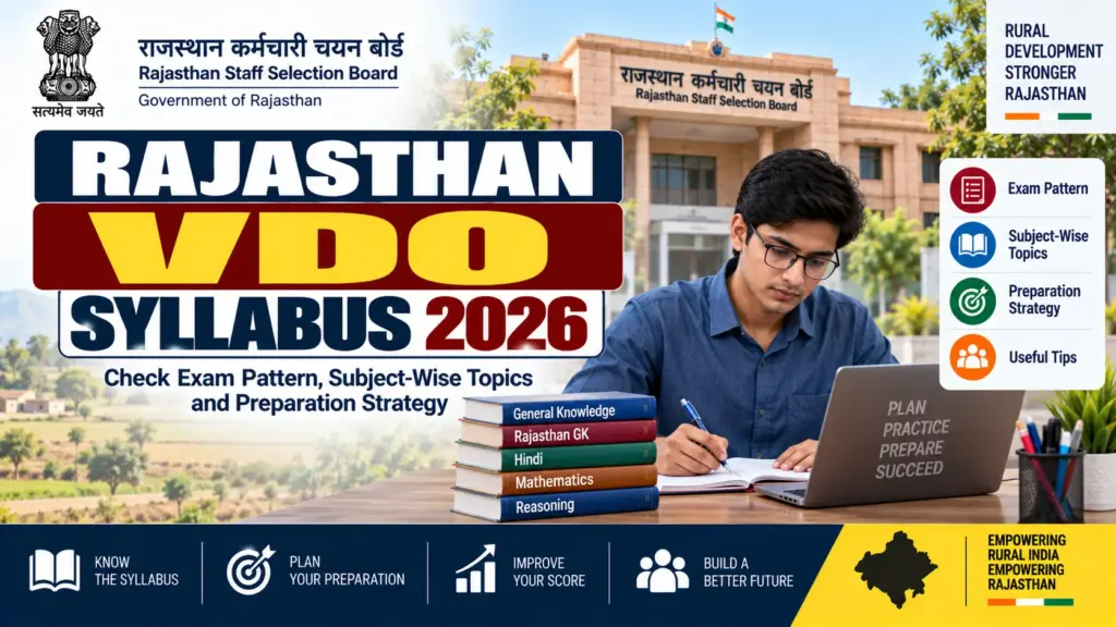 Rajasthan VDO Syllabus 2026