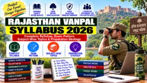 Rajasthan Vanpal Syllabus