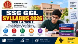 SSC CGL Syllabus 2026