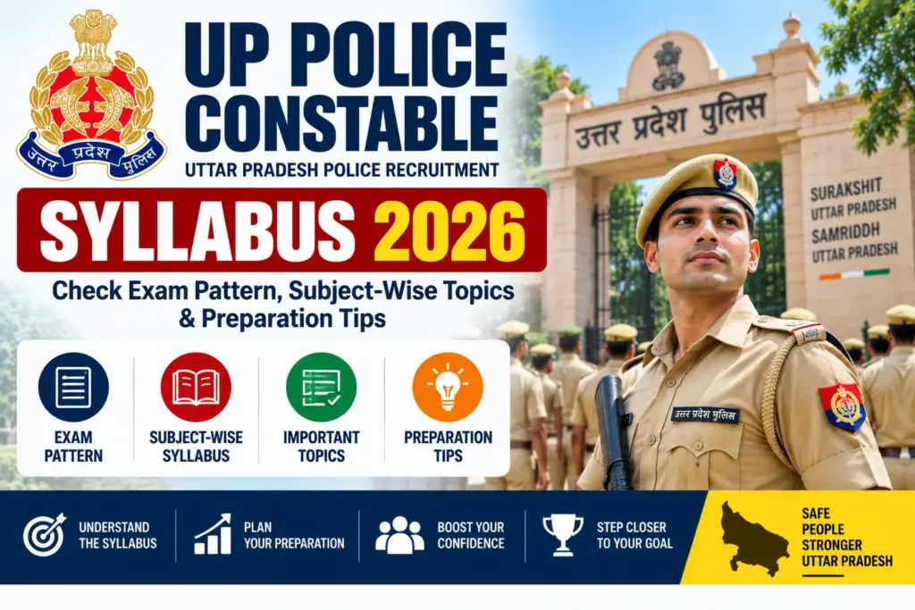 UP Police Constable Syllabus 2026