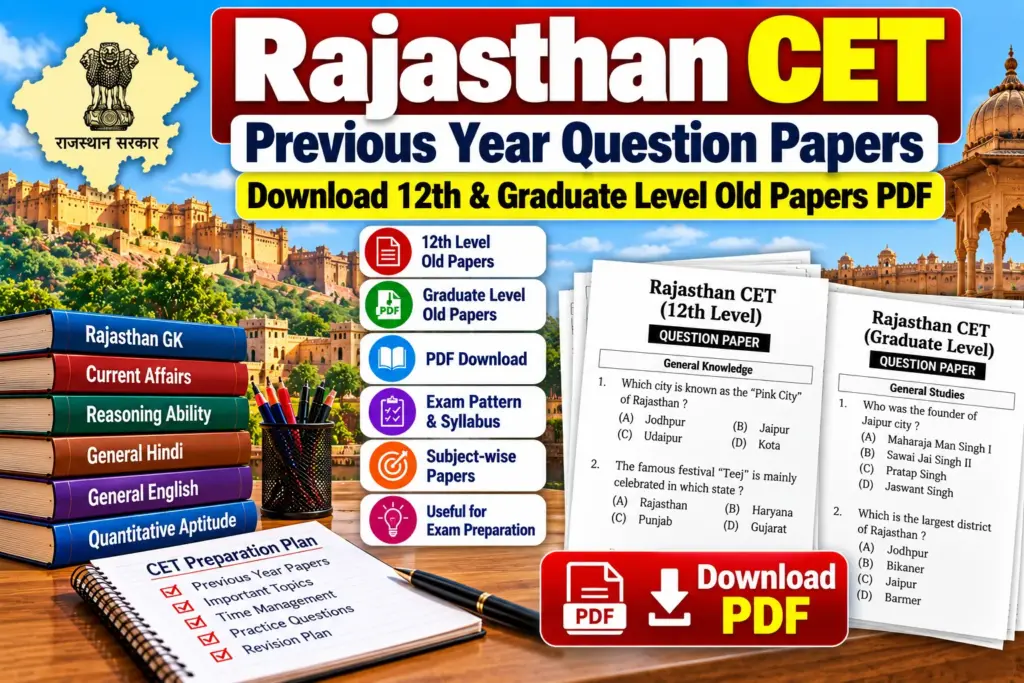 12th & Graduate Level Old Papers