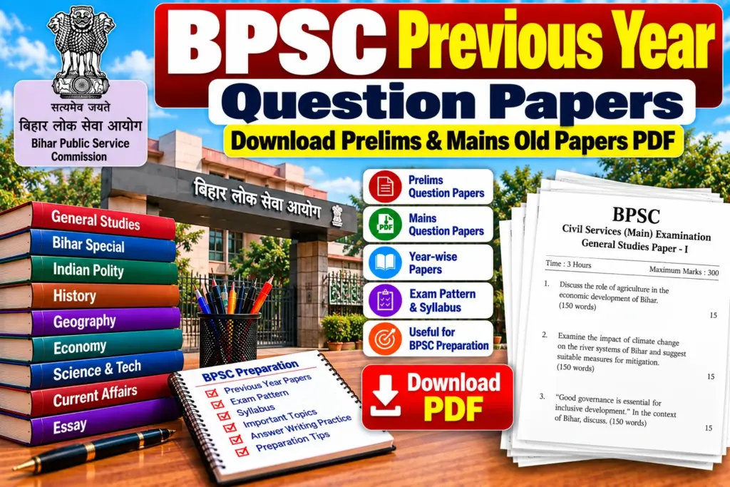 BPSC Previous Year Question Papers