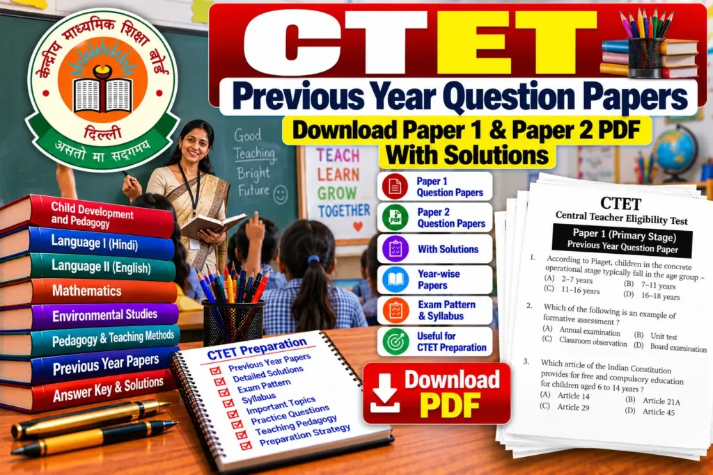CTET Previous Year Question Papers
