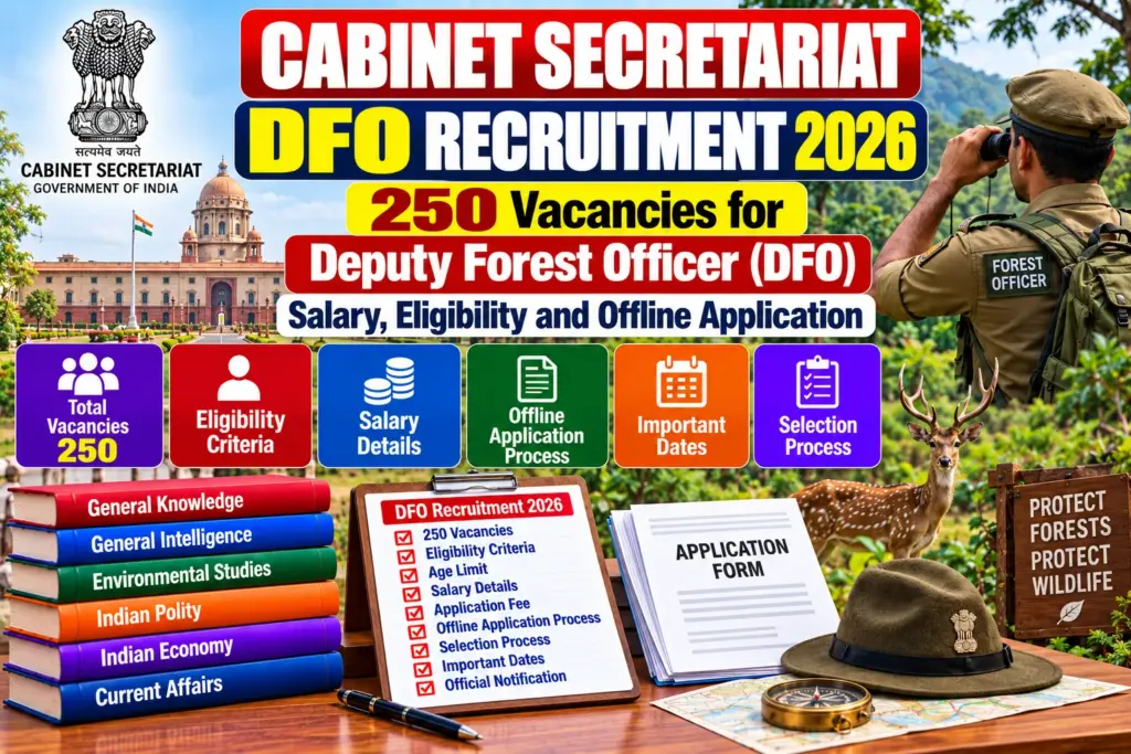 Cabinet Secretariat DFO Recruitment