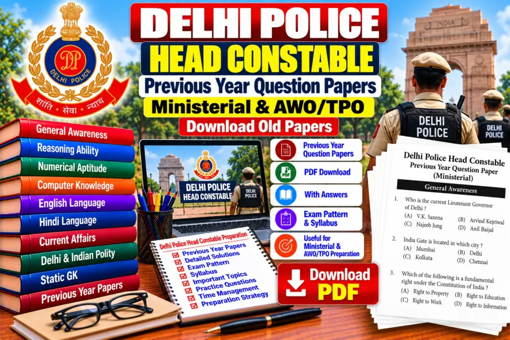 Delhi Police Head Constable Previous Year Papers