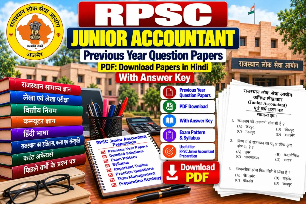 Junior Accountant Previous Year