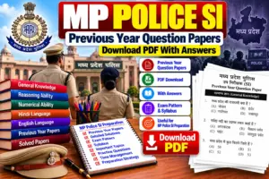 MP Police SI Previous Year Question Papers