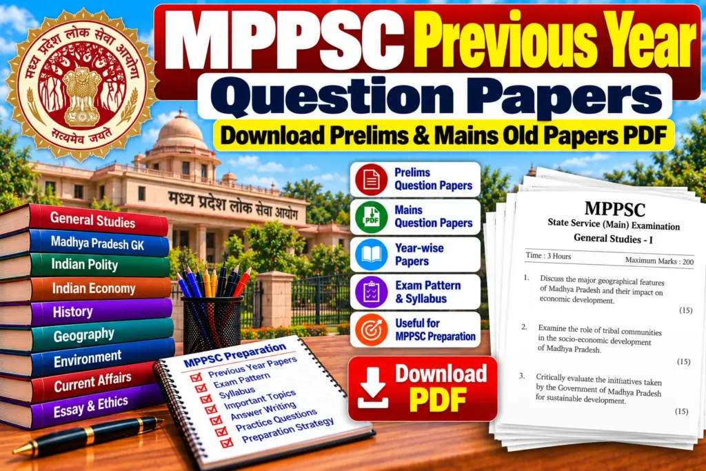 MPPSC Previous Year Question Papers