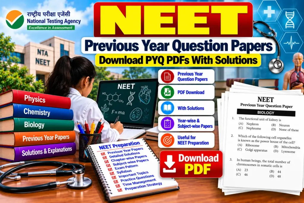 NEET Previous Year Question Papers