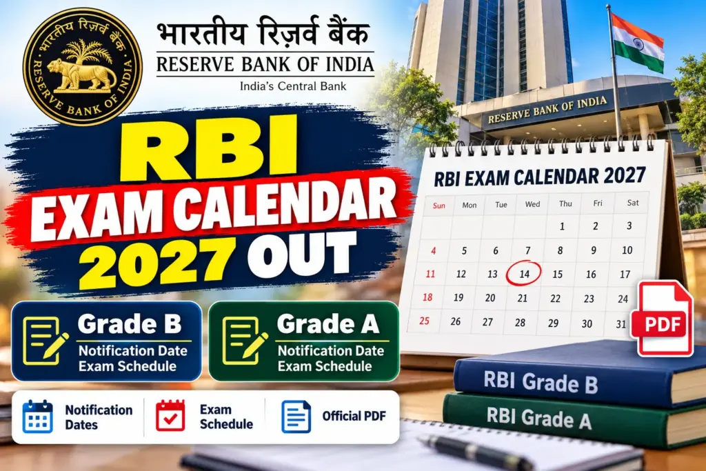 RBI Exam Calendar 2027