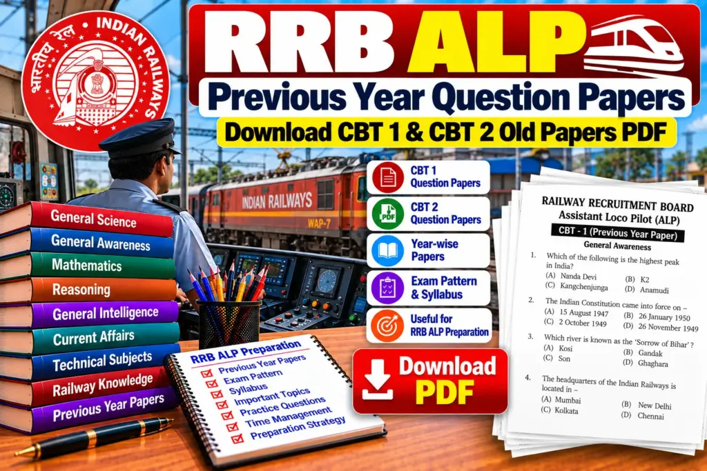 RRB ALP Previous Year Question Papers