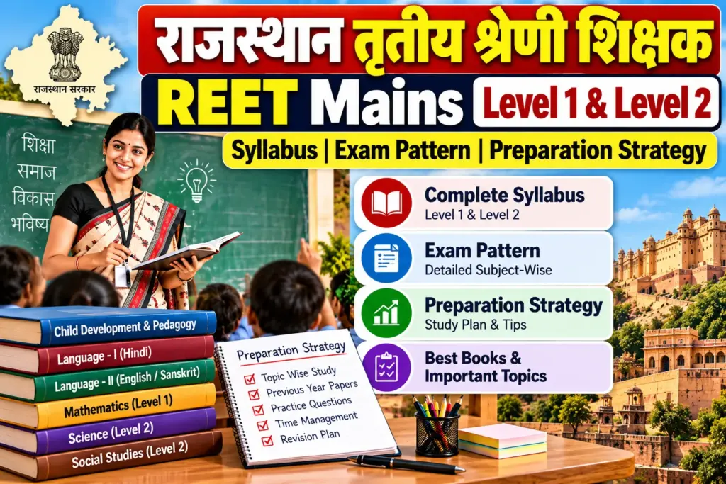 Rajasthan 3rd Grade Teacher Syllabus