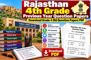 Rajasthan 4th Grade Previous Year