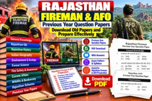 Rajasthan Fireman & AFO Previous Year Papers