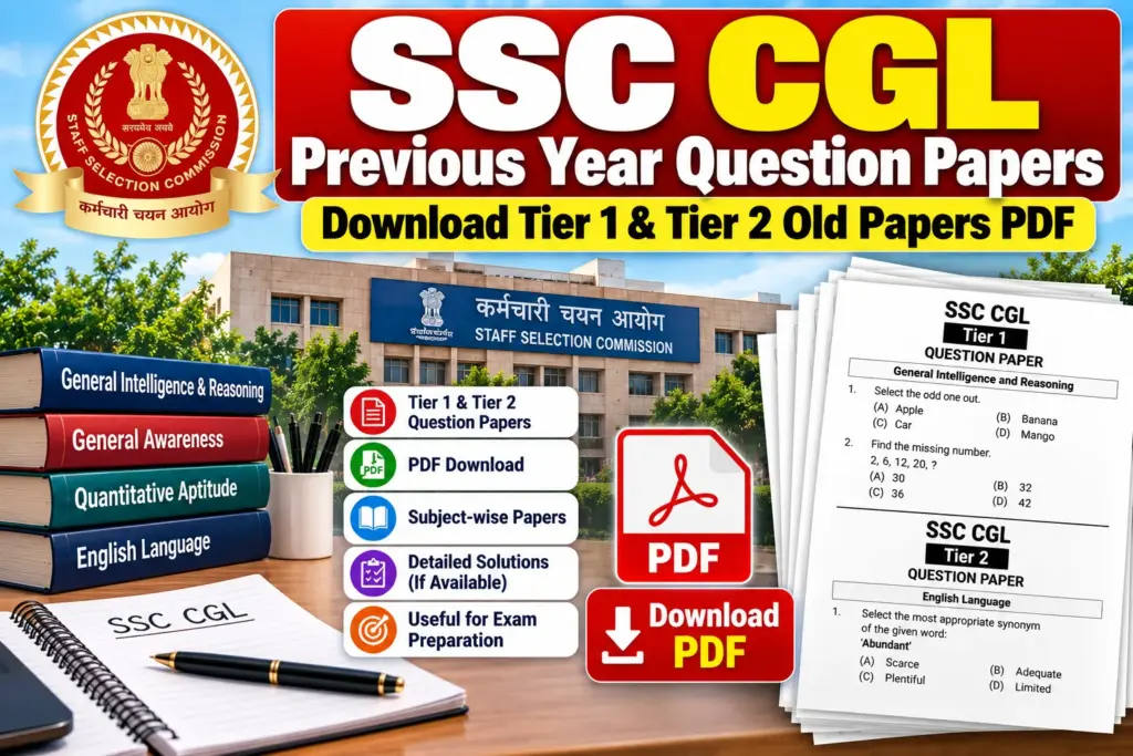 SSC CGL Previous Year Question Papers